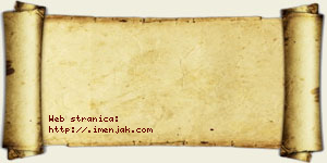 Hana Stojkov vizit kartica